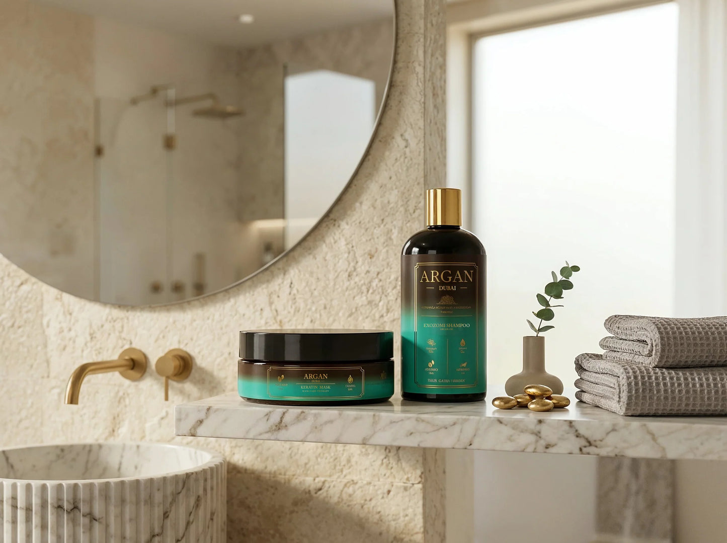 Pachet Masca + Sampon Argan Dubai