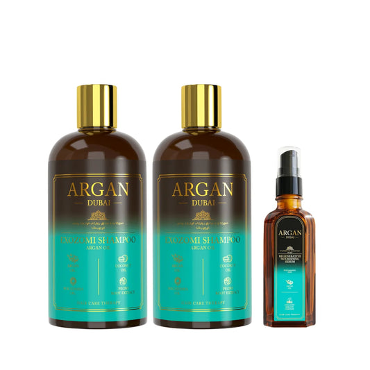 Pachet Sampon X2 + Serum Argan Dubai