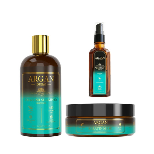 Pachet Masca + Sampon + Serum Argan Dubai